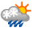 Possibilit� d'averses de neige ou de pluie